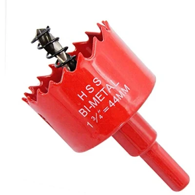 Imagen de corona 44mm,Sierra de M42 HSS LAIWEI para taladrar agujeros en madera, cartón yeso, perfiles aluminio, PVC y otros materiales