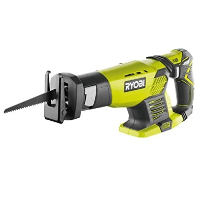 Imagen de RYOBI Sierra Sable 18V ONE+ (sin Batería ni Cargador) Carrera Hoja 22mm Capacidad de Corte 18cm Zapata Ajustable, Empuñadura Gripzone, Antivibración Cambio sin Herramienta RRS1801M