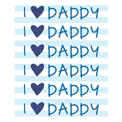 Imagen de Piccadilly Greetings Tarjeta de cumpleaños moderna para papá 8 x 6 pulgadas