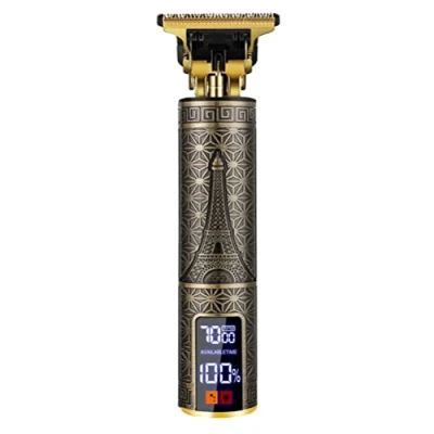 Imagen de Cortapelos Hombre Profesional, Maquina Cortar Pelo Profesional Cortadora de Cabello Inalámbrica Recortadora Barba Recargable USB T Blade Pantalla LCD, Para Hombres Barba,I