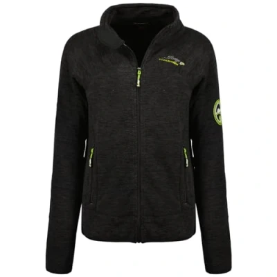 Imagen de Geographical Norway Tyrell Lady Chaqueta Para Mujer Con Cremallera Ropa Otoño Invierno Primavera Caliente Suéter Deporte y Trabajo De Manga Larga Piel Suave Aire Libre (Negro M)