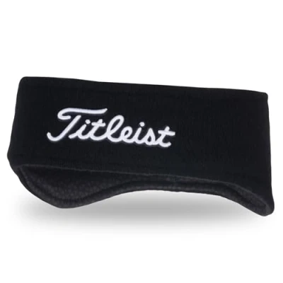 Imagen de Titleist Diadema de lana merina, color negro y blanco