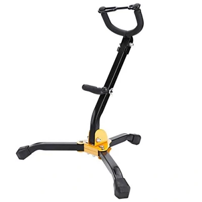 Imagen de soporte para Saxofón Alto (Tenor, curvo trípode Tenor Saxophone, con patas plegables