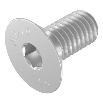 Imagen de Tornillo avellanado SECCARO M10 x 20 mm, acero inoxidable V2A VA A2, DIN 7991 / ISO 10642, hexágono interior, piezas