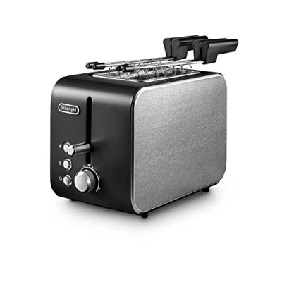 Imagen de De&#039;Longhi Ctx2203 Tostadora, Acero Inoxidable, 2 Ranuras, Negro