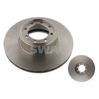 Imagen de SWAG 33 10 7368 Disco de freno Eje trasero 293,7 24 8 108 ventilación interna revestido con anillo sensor ABS IVECO: Daily 6