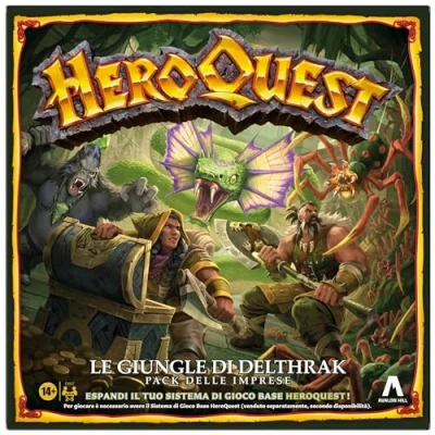 Imagen de Avalon Hill, HeroQuest, Pack de Empresas Las Selvas Delthrak Juegos Roleplay A Partir 14 años para 2 5 Jugadores Jugar Necesitas el Sistema Juego Base HeroQuest