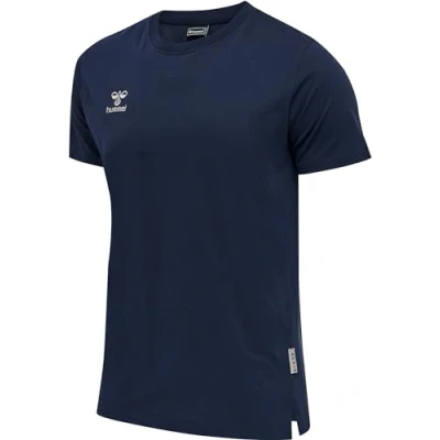 Imagen de hummel Hmlmove Grid Camiseta de algodón para Hombre, Talla S