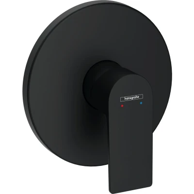 Imagen de hansgrohe Rebris E Mezclador monomando de ducha empotrado para iBox universal, negro mate, 72668670