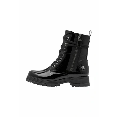 Imagen de Marco Tozzi by Guido Maria Kretschmer Botines con cordones, Mujer, Talla: 42, Black patent Zapatos
