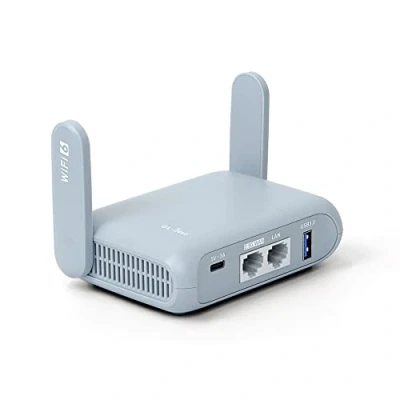 Imagen de GL.iNet GL MT3000 (Beryl AX) Portable Routeur WiFi 6 pour la Maison et Les Voyages, Bi Bande, Vitesse AX3000 (Jusqu’à 3 Gbit/s), Repeteur, VPN en Cascade, IPV6, WPA3, Port WAN 2,5G