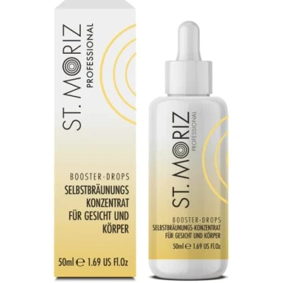 Imagen de St Moriz Professional Tan Boosting Face Drops, añadir al cuidado de la piel para bronceado individual, claro hasta oscuro, 50 ml
