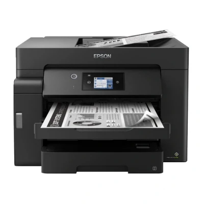 Imagen de Impresora multifunción Epson EcoTank ET M16600, Monocromo, 4800 x 2400 DPI, 25 ipm, A4, A3, WiFi, Negro