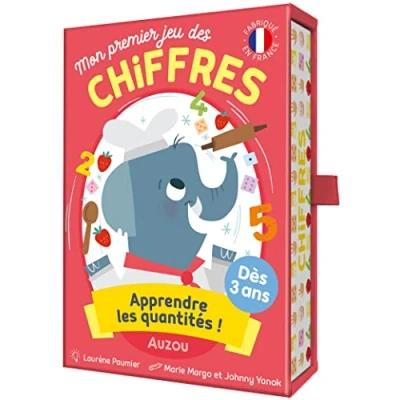 Imagen de Jeux de cartes Auzou: Mon premier jeu des chiffres: APPRENDRE LES QUANTITES !