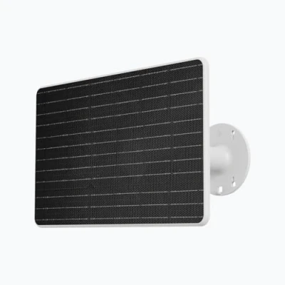Imagen de EZVIZ Panel Solar 12W con Almacenamiento de Batería, Puertos Carga Dobles, 37Wh Banco Energía, Fácil Instalar, Impermeable, Diseñado para Cargar Cámara Bateria BC1C, CB3, CB8