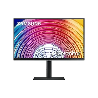 Imagen de Samsung LS24A600NWUXEN Monitor profesional de 24&quot; QHD (2,560 x 1,440, panel IPS), 5ms, Flicker free, ajustable en altura, inclinación, giro y pivote