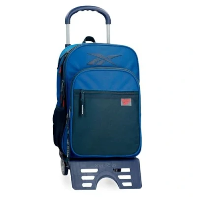 Imagen de Reebok Atlantic Mochila Escolar con Carro Azul 30x40x12 cms Poliéster 14,4L by Joumma Bags