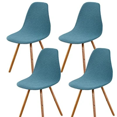 Imagen de Meigeh Fundas para sillas escandinavas elásticas de Comedor Cubre Silla Cielo Azul 4 Piezas