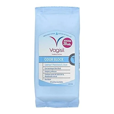 Imagen de VAGINESIL VAGISIL TOALLITAS INTIMAS 20 UDS PARA2, Estándar, Único