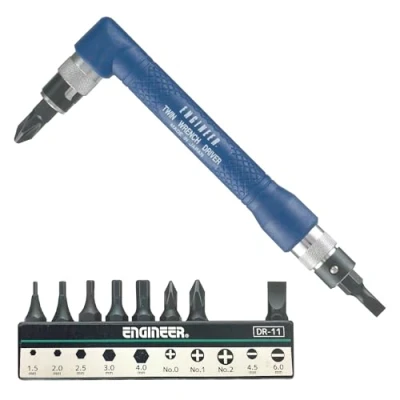 Imagen de double ended twin wrench screwdriver (driver) with bits, Japanese quality. Engineer dr 07