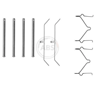 Imagen de A.B.S. 1129Q Kit de accesorios, pastillas frenos TOYOTA: HILUX 6 Pick up, Land Cruiser Prado 90, 120