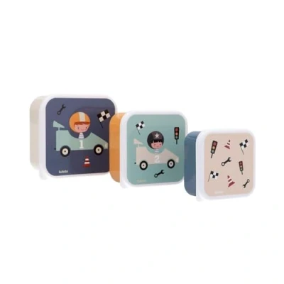 Imagen de 3 Cajas Almuerzo Speed Racers