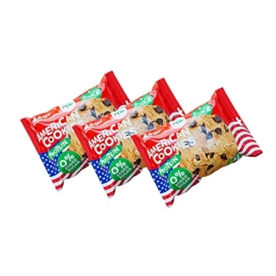 Imagen de Protella Snacks Pack X3 American Cookies 45gr 3 Paquetes Sin Azucares Añadidos