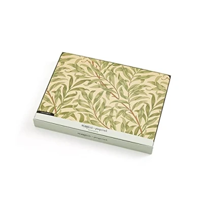 Imagen de Mantel individual Pimpernel American, juego de 6, diseño rama sauce, color: verde