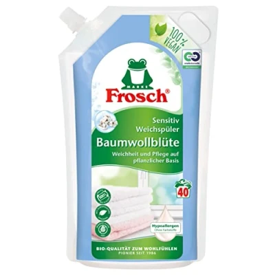Imagen de Frosch Suavizante Sensitive flor de algodón, 1 litro