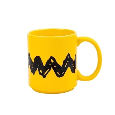 Imagen de Grupo Erik Taza Snoopy Charlie Brown desayuno cerámica 350ml te café amarilla de merchandising, oficial