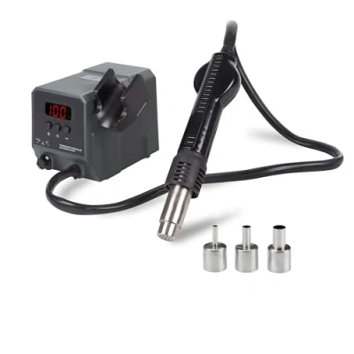 Imagen de Velleman Estación de soldadura, para componentes CMS, multifunción, 300 W, 100 500 C, gris