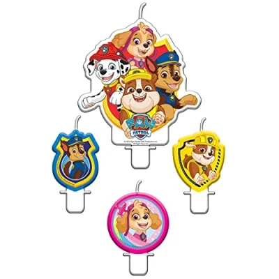 Imagen de Amscan International 9903829 Portavelas, diseño de la Patrulla Canina 2018 , color/modelo surtido