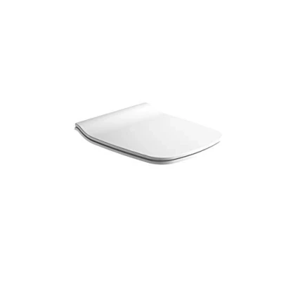 Imagen de Gala G5164801 Tapa y Asiento Slim Fijo para Inodoro Colección Emma Square, Acabado Blanco (Ref 516148), Urea, 38 x 5 43.8 cm