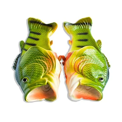 Imagen de Coddies Zapatos De Pescado Fish Flops Sandalias Unisex, Chanclas, Zapatillas, para Piscina Y Playa Hombres, Mujeres Niños (38/39 EU, Verde)