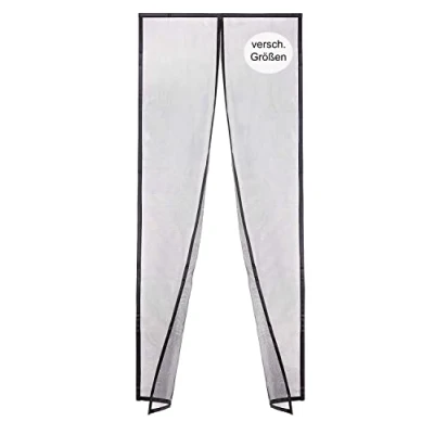 Imagen de Door easy Mosquitera para puerta, 85 x 210 cm [fibra de vidrio resistente e imanes extrafuertes] Protección contra insectos puerta balcón terraza (85 210)