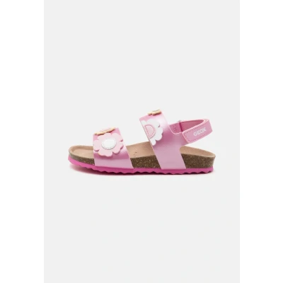 Imagen de Geox Adriel GIRL Sandalias para niños, Talla: 24, Dark pink/light yellow Zapatos