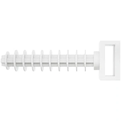 Imagen de fischer 545786 Tacos para Bridas, Blanco, bis 9,5 breit x 3 hoch