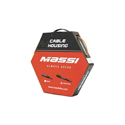 Imagen de Massi Funda para Cables de Cambio Bicicleta, Deportes y Aire Libre, Naranja, 15 Metros