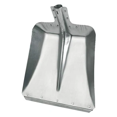 Imagen de Kerbl Pala de aluminio tamaño 9 (Anchura 36 cm, para jardín / granero, Aluminio, con borde acero galvanizado, nieve, sin mango) 2967