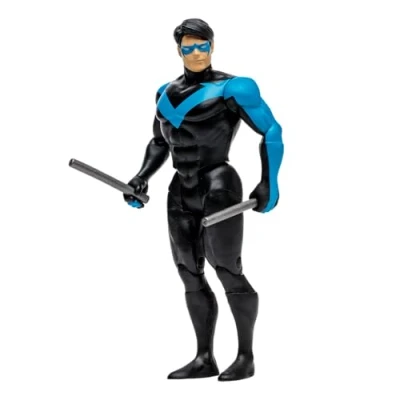 Imagen de McFarlane Toys, DC Multiverse, Figura de acción Super Powers Nightwing 5 Pulgadas con Puntos articulaciones, Coleccionable Retro los años 80 Line A Partir