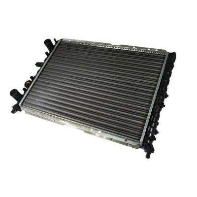 Imagen de THERMOTEC D7F013TT Radiador, refrigeración del motor Aluminio, Plástico 497 375 25 Caja de cambios manual Aletas unidas mecánicamente