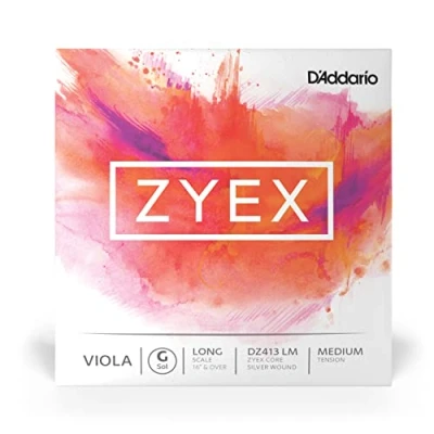 Imagen de D&#039;Addario Zyex Long Scale Medium Tension Single G String for Viola