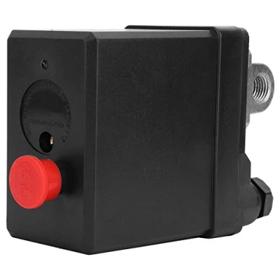 Imagen de Regulador de Presión Aqua Control G1/4&quot;, 380V 3 Fases 4 Agujeros Vertical Presostato Bomba Agua 0 125PSI para Compresor Aire