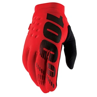 Imagen de 100% Guantes Brisker Gloves XL Guantes, Unisex Adulto, Red (Rojo)