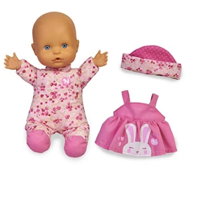Imagen de NENUCO Baby Talks, Nos vestimos, Muñeca con Sonidos, para niñas y niños a Partir de 1 año, Multicolor