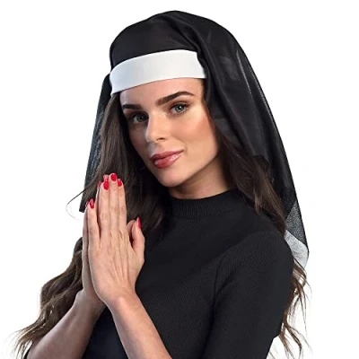 Imagen de Boland 20865 Monja Sombreros, color negro, unica (Ciao Srl 20865)
