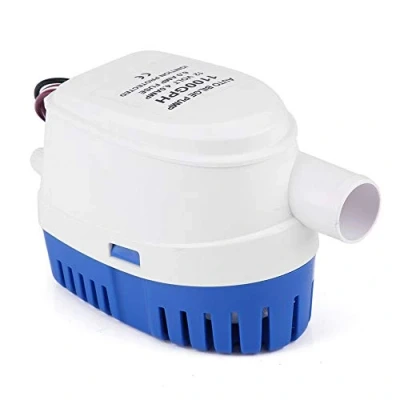 Imagen de Nikou bomba de achique automática, 1100GPH Barco flotador completamente automático del interruptor la sumergible 12V interna Marina automática agua sentina