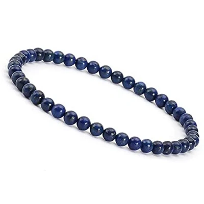 Imagen de Unique Gems Pulsera de piedras preciosas Lapislázuli Ø 4mm Chakra Energía