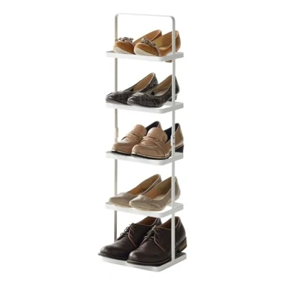 Imagen de YAMAZAKI Torre Zapatero, Acero aleado, Blanco, Talla única