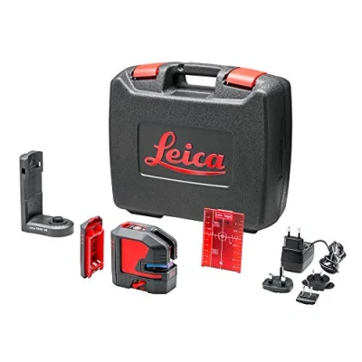 Imagen de Leica DISTO D2: Medidor láser de distancia multifuncional con Bluetooth (se conecta a aplicaciones) para mediciones distancia, área y volumen (uso en interiores detección automática extremo)